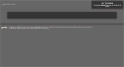 Desktop Screenshot of gekatec.com